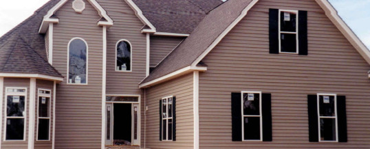 New Home – With Siding & Trim, Windows and Doors